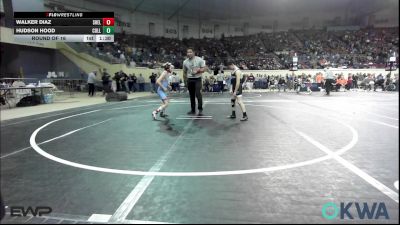 67 lbs Round Of 16 - Hudson Hood, Collinsville Cardinal Youth Wrestling vs Walker Diaz, Shelton Wrestling Academy