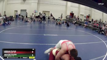 195 lbs Round 5 (6 Team) - Adrian Fuchs, Minnesota Gold vs Heston Olson, Team Oregon