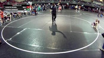 58 lbs Quarterfinal - Hannah Gompert, Mitchell Wrestling Club vs Cosette McNiel, Hawks Wrestling Club (Lincoln) - Girls