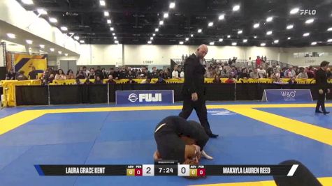 Makayla Lauren Reed vs Laura Grace Kent 2025 World IBJJF Jiu-Jitsu No-Gi Championship