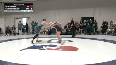 125 kg Cons. Sub-rd Of 16 - Crew Howard, Nebraska Kearney vs Lucas Stoddard, West Point Wrestling Club