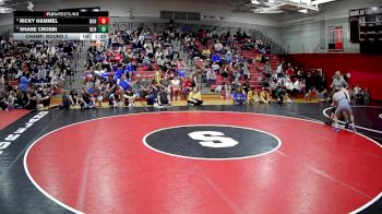 127 lbs Champ. Round 2 - Shane Cronin, Bethlehem Center Hs vs Ricky Hammel, West Allegheny Hs