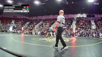 138 lbs Finals (8 Team) - Wyatt Burns, Dundee HS vs Logan Winters, Yale HS