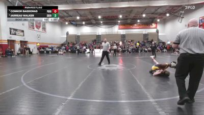 113 lbs Quarterfinal - Connor Bagdonas, Perrysburg vs Jarreau Walker, Streetsboro