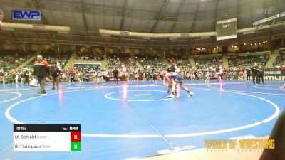 101 lbs Consi Of 8 #2 - Mason Schlaht, Monster Garage vs Rocky Thompson, Open Mats