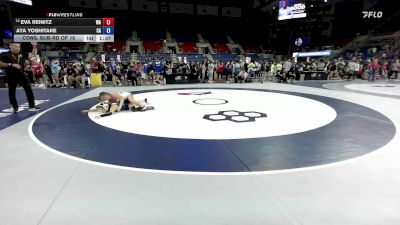 110 lbs Cons. Sub-rd Of 16 - Eva Reinitz, WA vs Aya Yoshitake, CA
