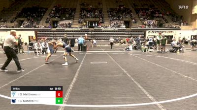 141 lbs Consi Of 8 #2 - Devin Matthews, LIU vs Cael Nasdeo, Penn State