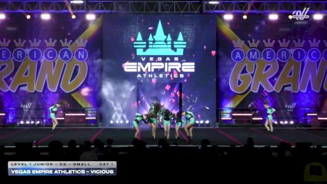 Vegas Empire Athletics - Vicious [2025 L1 Junior - D2 - Small Day 1] 2025 The American Grand Grand Nationals