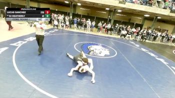 144 lbs Cons. Round 1 - DJ Heatherly, Galesburg vs Lucas Sanchez, St. Ignatius