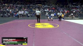 96 lbs Cons. Round 2 - Dominic Pasquale, Izzy Style Wrestling vs William Howenstein, Fox Valley WC