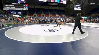 132 lbs Quarters - Gage Bjerga, MN vs Donald Bowie, IN