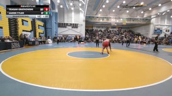 190 lbs Quarterfinal - Jaiden Tyler, William Penn H.S. vs Teagan Gratkowski, Smyrna H S