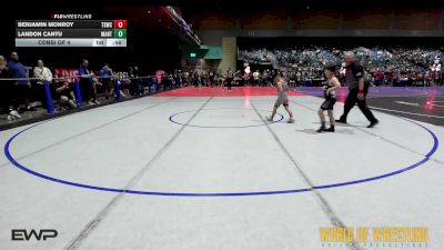 70 lbs Consi Of 4 - Benjamin Monroy, Team Selma vs Landon Cantu, Mantanona TC