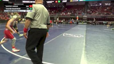 3A-106 lbs Cons. Round 4 - Thayer Hagstrom, Cedar Rapids Kennedy vs Easton Landas, Boone