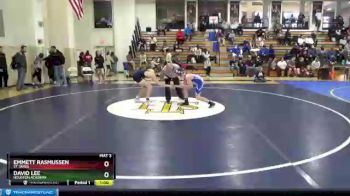 134 lbs Cons. Round 1 - David Lee, Houston Academy vs Emmett Rasmussen, St James