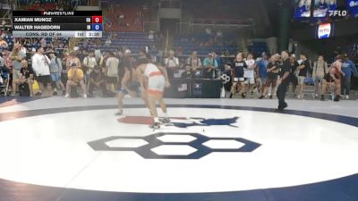 120 lbs Cons. Rd Of 64 - Xamian Munoz, CA vs Walter Hagedorn, IN