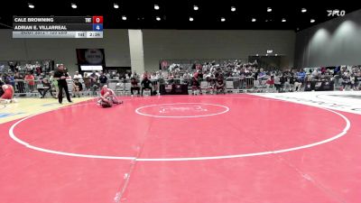 120 lbs Cons. Sub-quarters - Cale Browning, Tough N Technical vs Adrian E. Villarreal