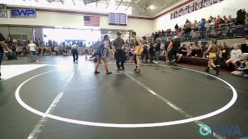 110-117 lbs Rr Rnd 2 - Emily Bryson, Hennessey Takedown Club vs Zoe Jenkins, Midwest City Bombers Youth Wrestling Club