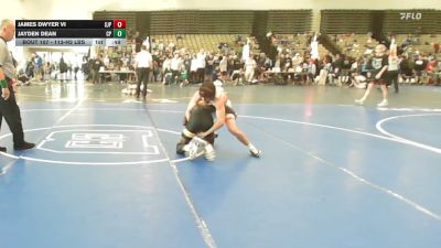 113-H2 lbs Semifinal - James Dwyer VI, St. Joe's Prep vs Jayden Dean, Colonial Pride