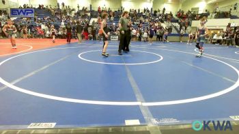 90 lbs Round Of 16 - Brantley Mattison, R.A.W. vs Jaxon Fry, Checotah Matcats