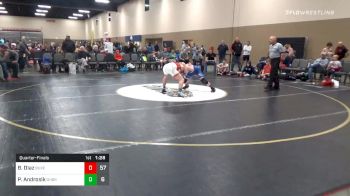 128 lbs Quarterfinal - Bas Diaz, Buxton Extreme (NJ) vs Patrick Androsik, Ohio Natl Gray