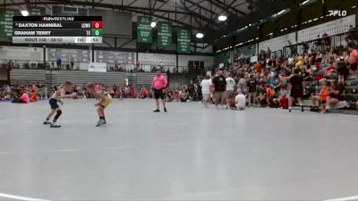 48-52 lbs 3rd Place Match - Daxton Hannibal, Backyard Brawlers - Midwest vs Graham Terry, Alber Athletics