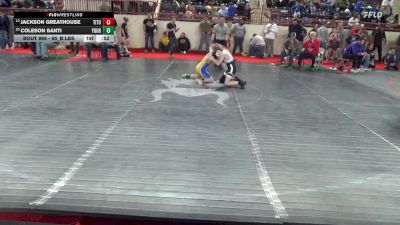 95_B lbs Consi Of 16 #2 - Jackson Greathouse, Titusville vs Coleson Santi, Yough