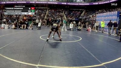 4A 120 lbs Cons. Round 1 - Jonathan Binanay, Cardinal Gibbons vs Charles Thompson, Mallard Creek High School