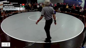 120 lbs. Champ. Round 2 - Abigail Monaco, Park HIll South vs Sophie Horton, North Kansas City