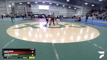 5-106 lbs Cons. Round 2 - Moose Reichow, Stone Bridge vs Liam Craig, Matoaca