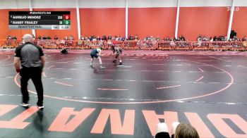 133 lbs Quarterfinal - Randy Frailey, Siena Heights University vs Aurelio Mendez, Cornerstone
