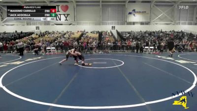 106 lbs Cons. Round 2 - Massimo Cariello, Carmel Youth Wrestling Club vs Jack Acocella, Carmel Youth Wrestling Club