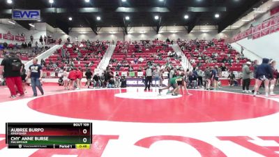 138 lbs Cons. Round 3 - Chy` Anne Burse, MACARTHUR vs Aubree Burpo, KINGFISHER