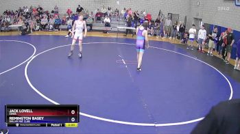 106 lbs Round 1 - Jack Lovell, COWA vs Remington Basey, Dallas Mat Club