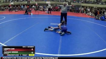55 lbs Round 2 - Mathias Greder, Mn Elite vs Joseph Cain, ANML