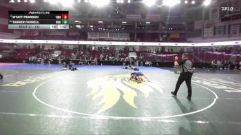 132 lbs Champ. Round 1 - Wyatt Pearson, Timberline vs Tanner Farrell, Ridgevue