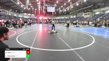 57 lbs Quarterfinal - Greysen Seim, Douglas WC vs Logan Clarendon, Black Fox Wr Acd