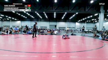 57 lbs Round 1 (10 Team) - Nara Jackson, Backyard Brawlers Pink vs Evangeline Ballay, Blackman WC