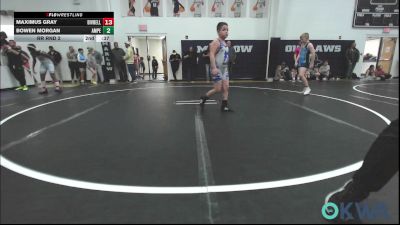 90 lbs Consolation - Aiden Vargas, Dumas Wrestling Club vs Kade Carter, Cotton County Wrestling Club