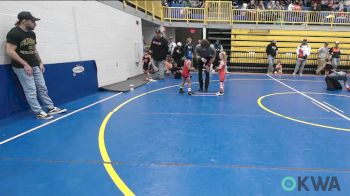45 lbs Round Of 32 - Kennedi Vanbibber, Ponca City Wildcat Wrestling vs Elijah Bustos, Silvaback Training Center LV