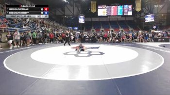 95 lbs Quarters - Madyn Overman, AZ vs Brooklyn Henry, PA
