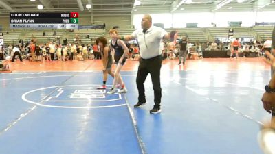 110 lbs Semifinal - Colin LaForge, Mat Assassins Black - EL vs Brian Flynn, POWA - EL