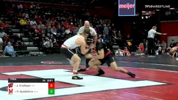 174 lbs Final - Jared Krattiger, Wisconsin vs Philip Spadafora, Maryland