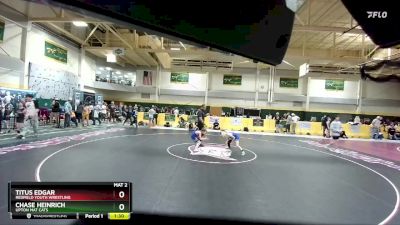 50 lbs Round 4 - Chase Heinrich, Upton Mat Cats vs Titus Edgar, Redfield Youth Wrestling