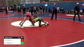 106 lbs Quarterfinal - Rocklin Zinkin, Buchanan vs Carlos Malgoza, Kingsburg