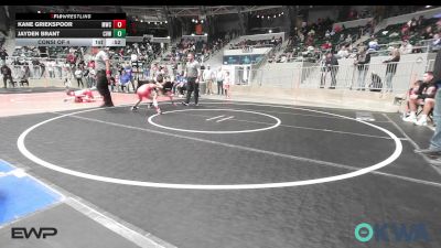 67 lbs Consi Of 4 - Kane Griekspoor, Maize Wrestling Club vs Jayden Brant, Caney Valley Wrestling