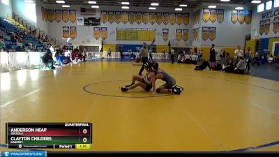 145 White Quarterfinal - Anderson Heap, Osceola vs Clayton Childers, Hagerty