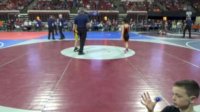 73 lbs Cons. Round 4 - Liam McKamey, Cascade Little Guy Wrestling vs Jacob Alley, Tongue River Wrestling Club