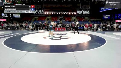 285 lbs Cons. Rd Of 16 - Kaden Stitt, OK vs Andrew Hine, IA