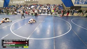 84 lbs Quarterfinal - Mason Fillmore, Agon Academy vs Jed Williams, Northside Wrestling Club